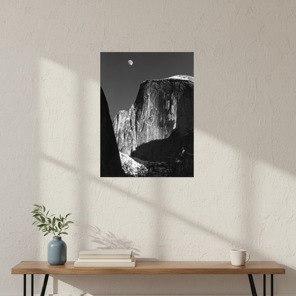 Moon and Half Dome
